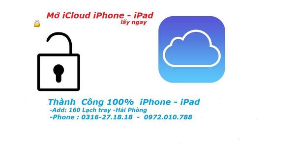 Mở iCloud iPad Pro Hải Phòng nhanh chóng-tiện lợi-giá cả cạnh tranh
